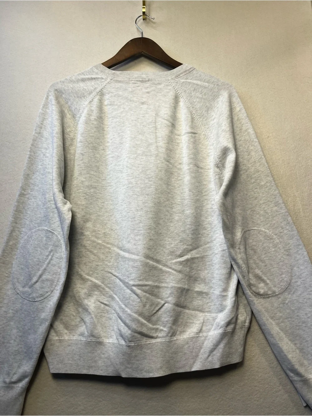 Brooks Brothers Light Gray Crewneck Sweater